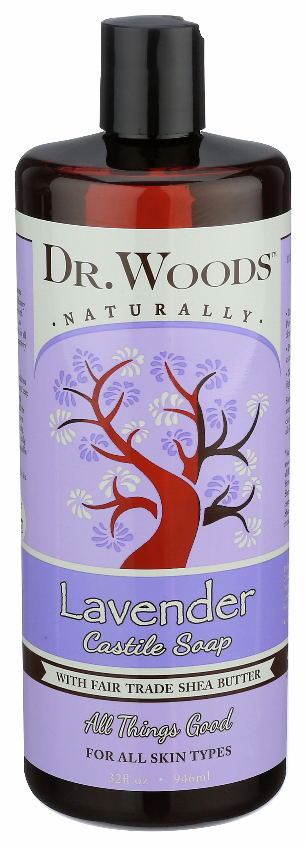 Lavender Castile Soap with Shea Butter - 32 FL OZ