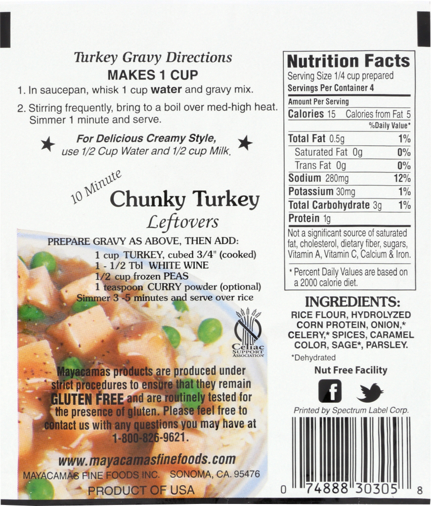 Turkey Gravy Mix World Finer Foods