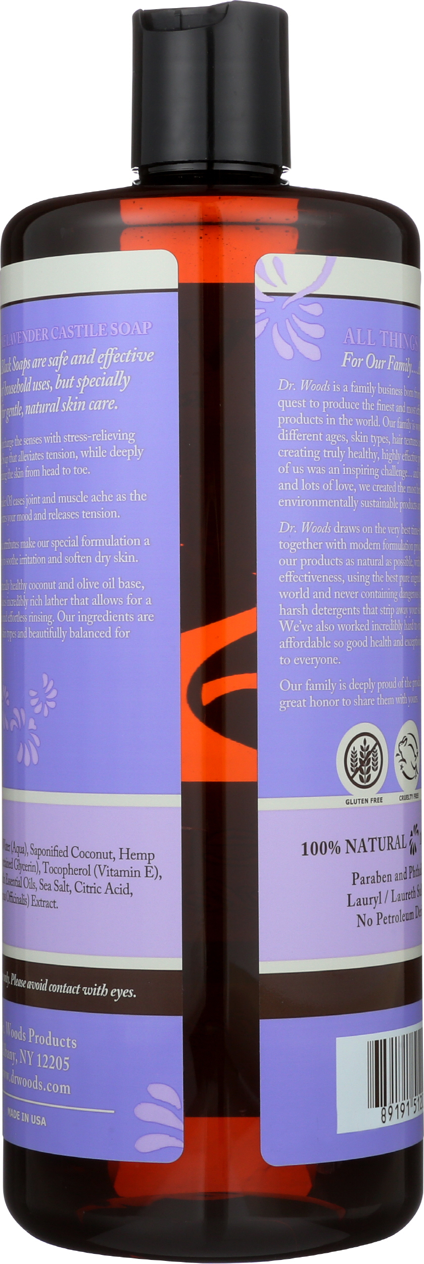 Lavender Castile Soap - 32 FL OZ - World Finer Foods