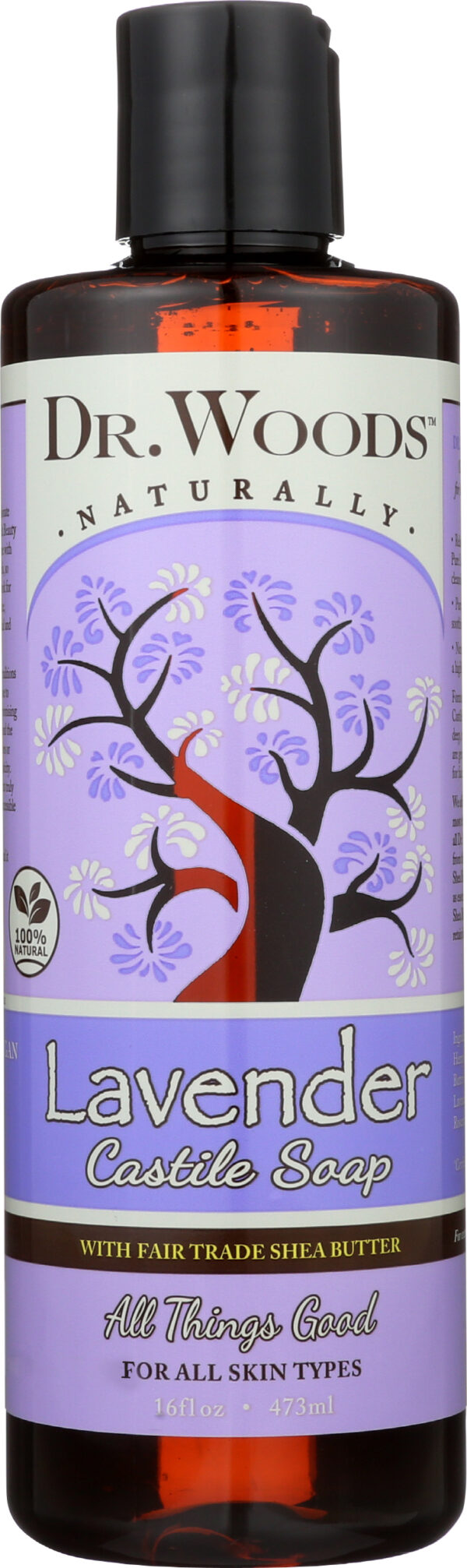 Lavender Castile Soap with Shea Butter – 16 FL OZ