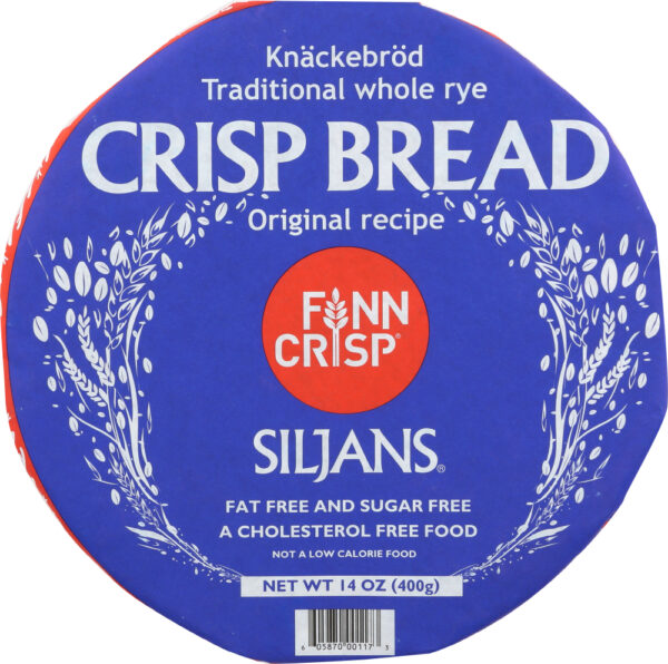 Traditional Swedish Round Knackerbrod Rye Crispbread