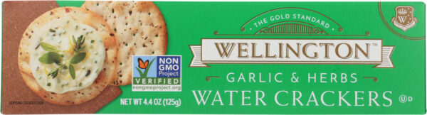 Garlic & Herb Water Crackers