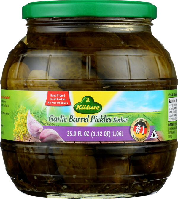 Garlic Barrel Pickles
