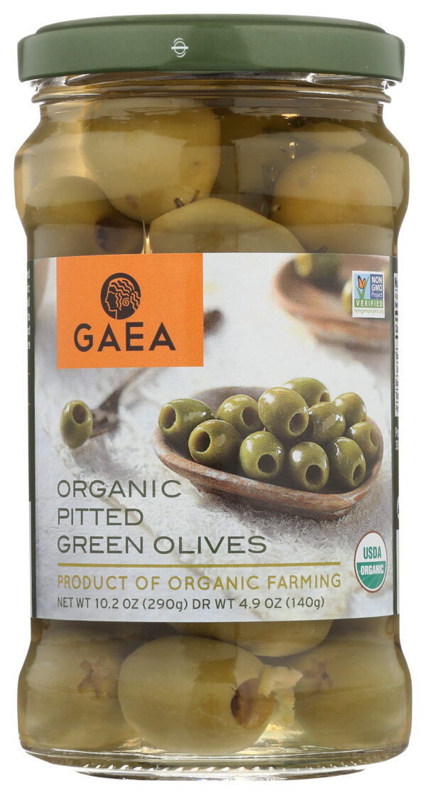 Organic Pitted Green Olives