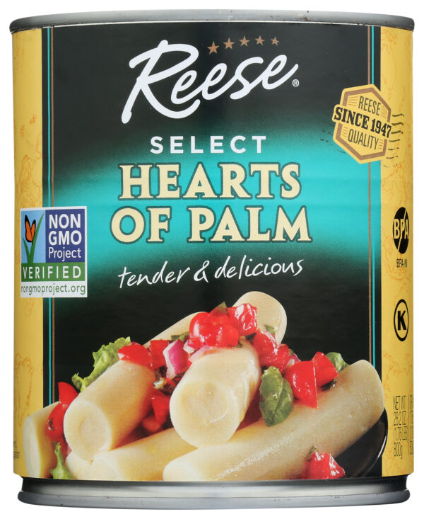 Food Service Whole Hearts of Palm Can – 28 OZ