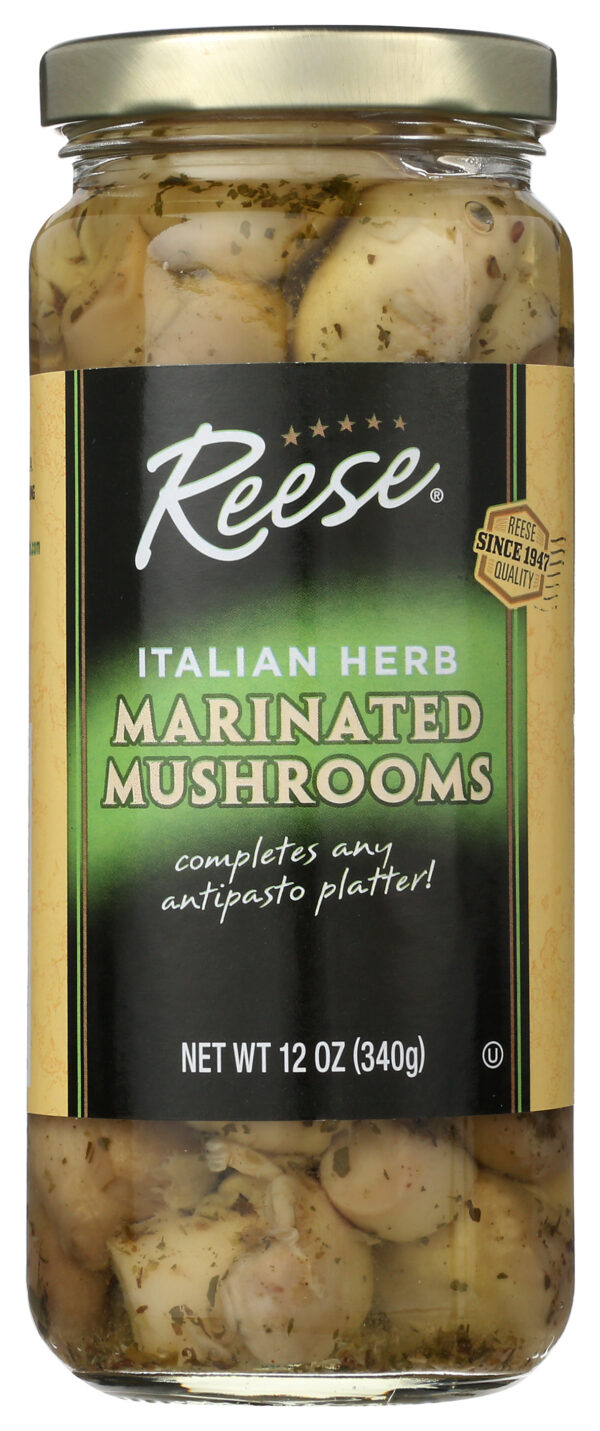 Herb Italian Marinated Mushrooms