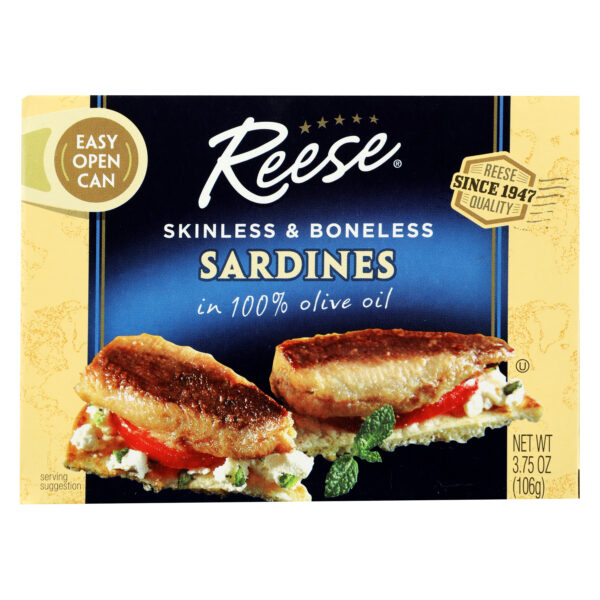 Skinless & Boneless Sardines in Olive Oil – 3.75 OZ