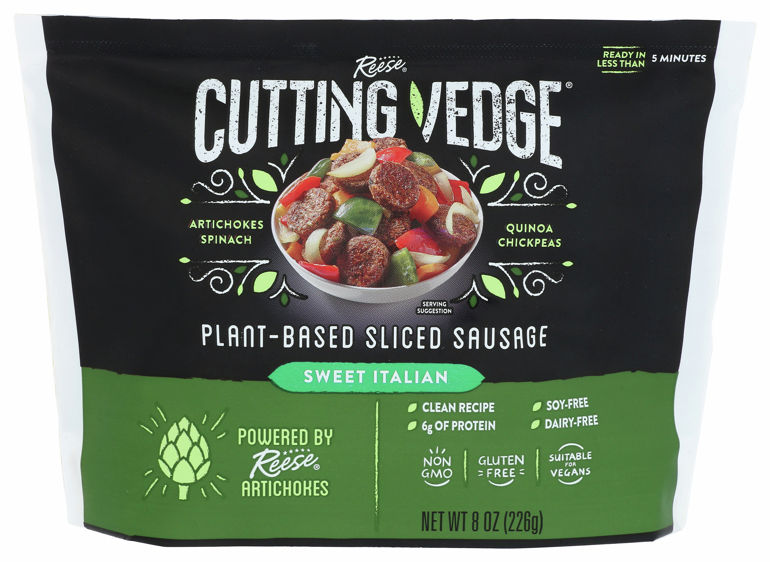 Cutting Vedge Plant Based Sliced Sausage World Finer Foods