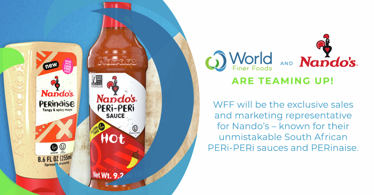 New collaboration between World Finer Foods and Nando’s PERi-PERi