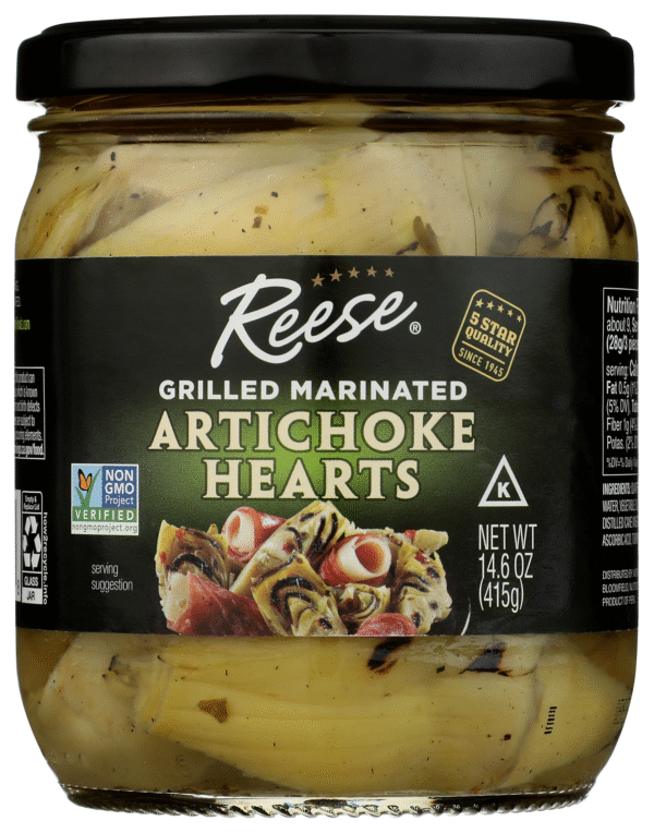 Grilled Marinated Artichoke Hearts