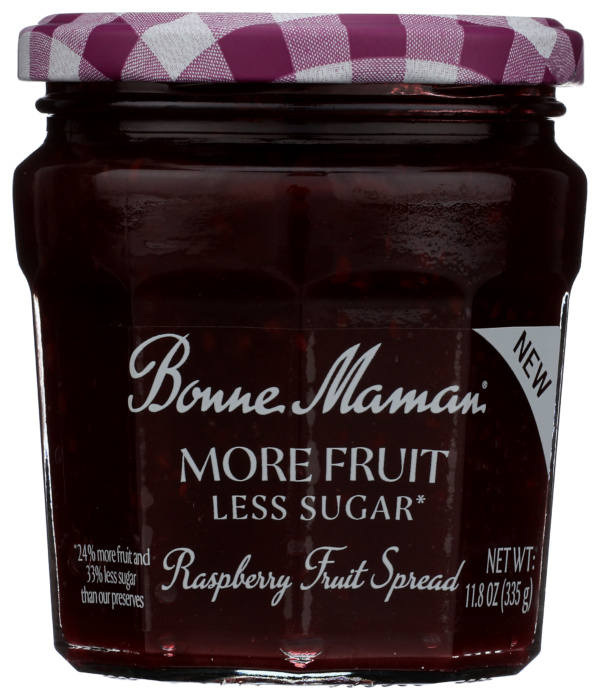 Raspberry Fruit Spread More Fruit Less Sugar