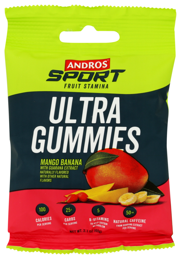 Andros Sport Mango Banana Ultra Gummies
