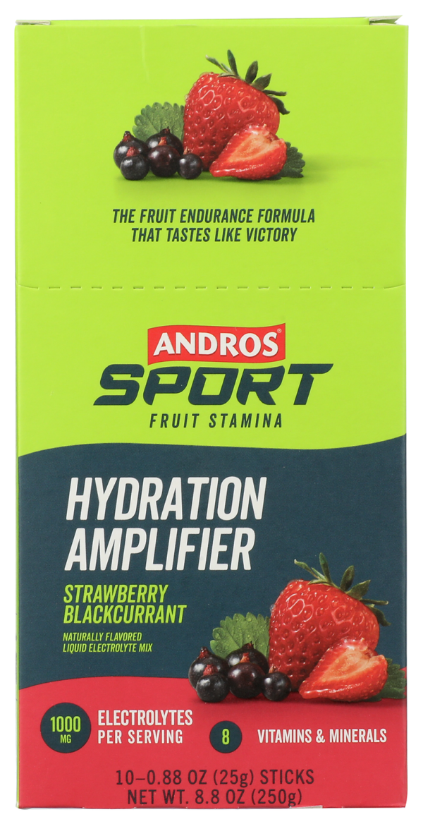 Andros Sport Strawberry Blackcurrant Hydration Amplifier 10 ct